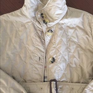 Burberry quilted coat